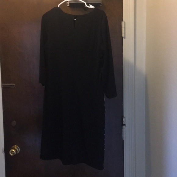 Chico’s Gold Sparkle Party Dress - Picture 2 of 3